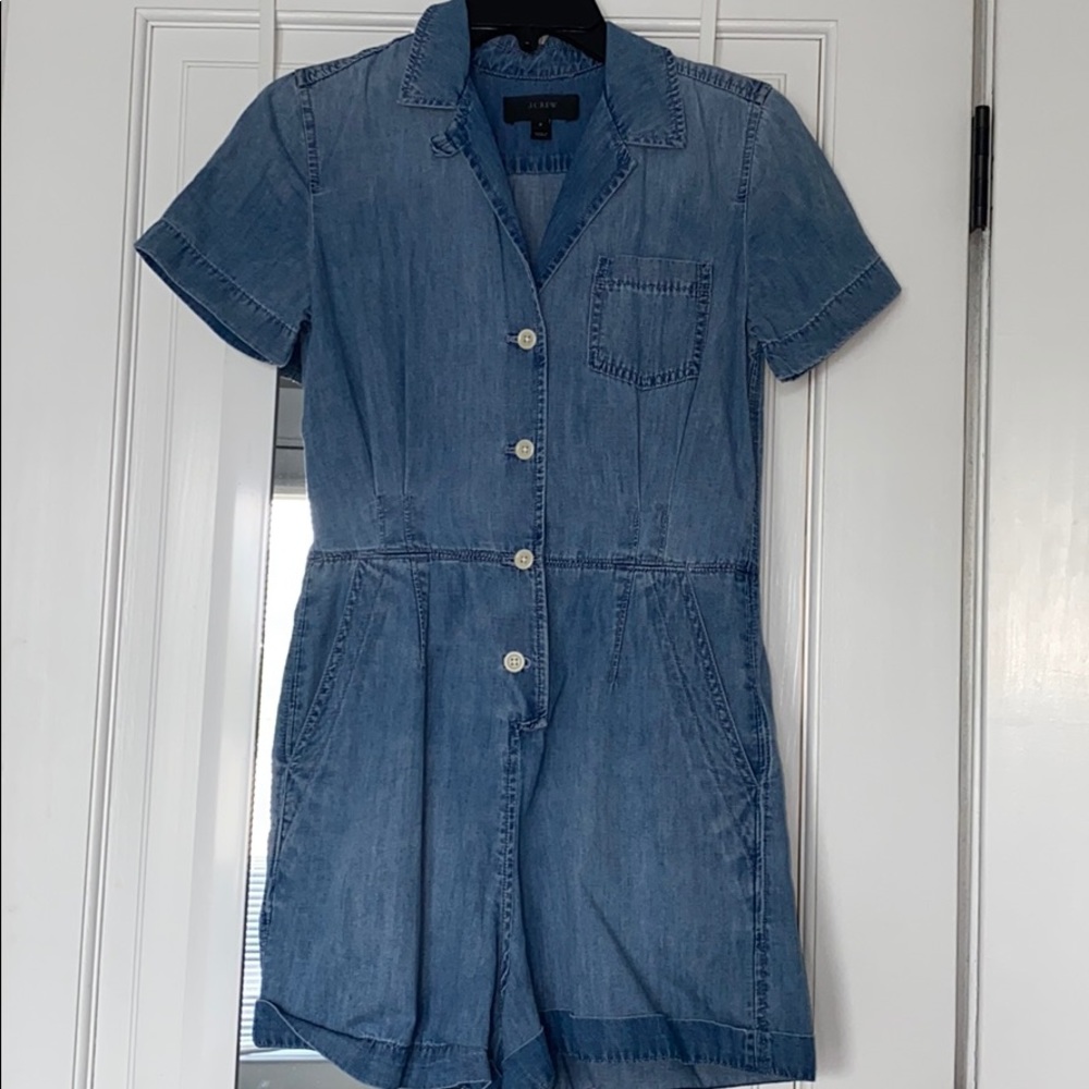 J-Crew Denim Romper